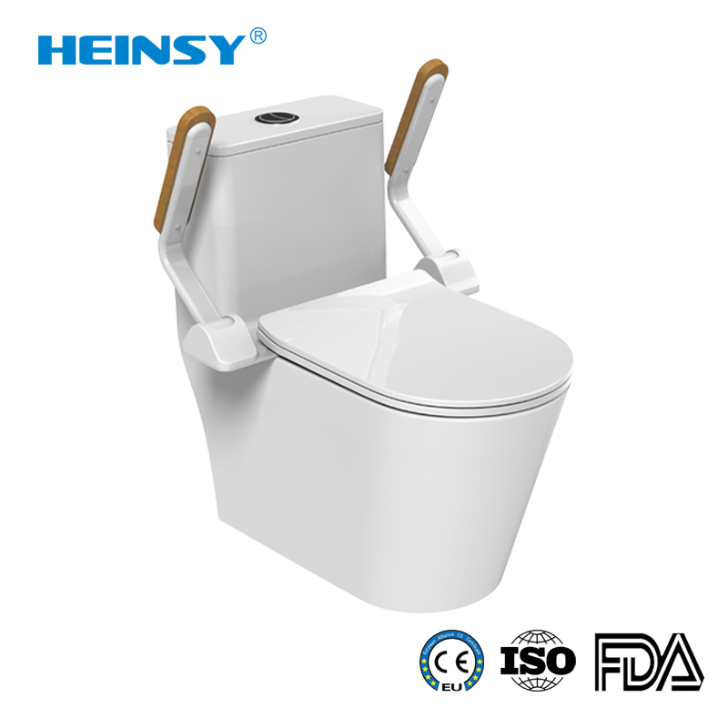 Htr-02 Hot Selling Bathroom Safety Equipment Elderly Disabled Handrail Toilet Rack Safety Rails