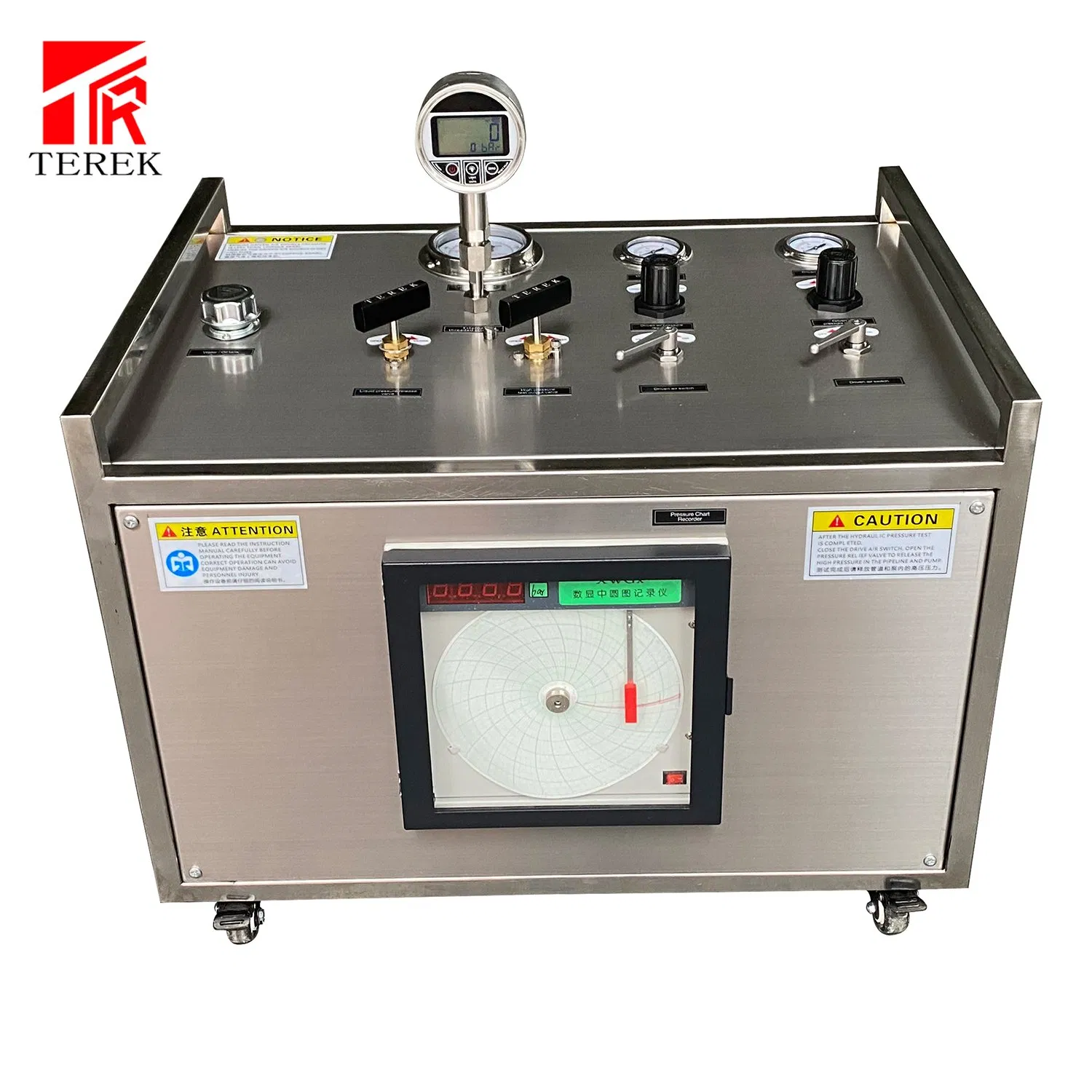 High Flow Hydraul Test Bench Reciprocating Type Liquid Booster Filling Transfer Pump with Recorder