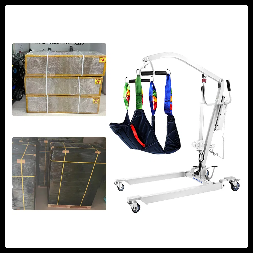 Ksm-210 Folding Patient Lifting Devices for Home Use Electric Patient Lift Hoyer Lift Sling for Bedridden Patients