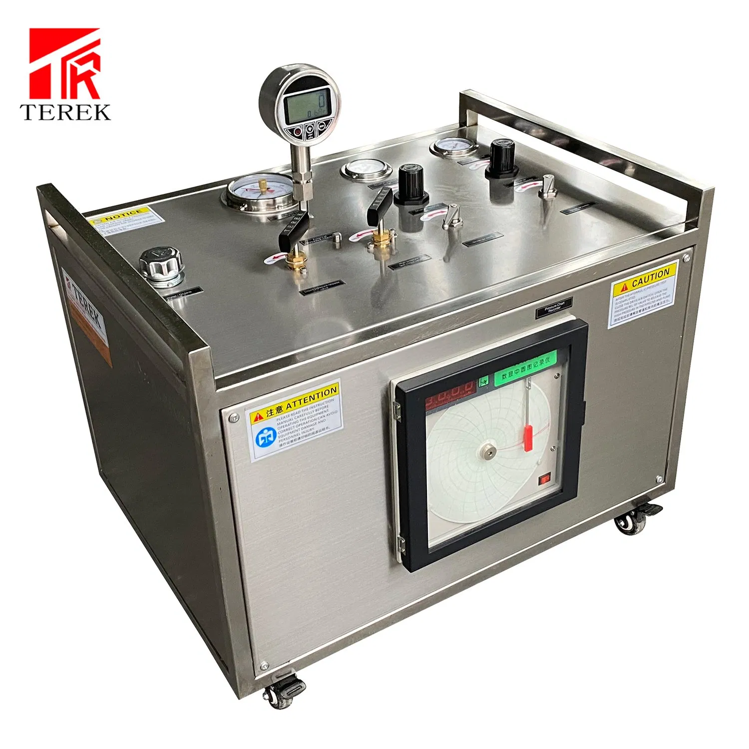 High Flow Hydraul Test Bench Reciprocating Type Liquid Booster Filling Transfer Pump with Recorder