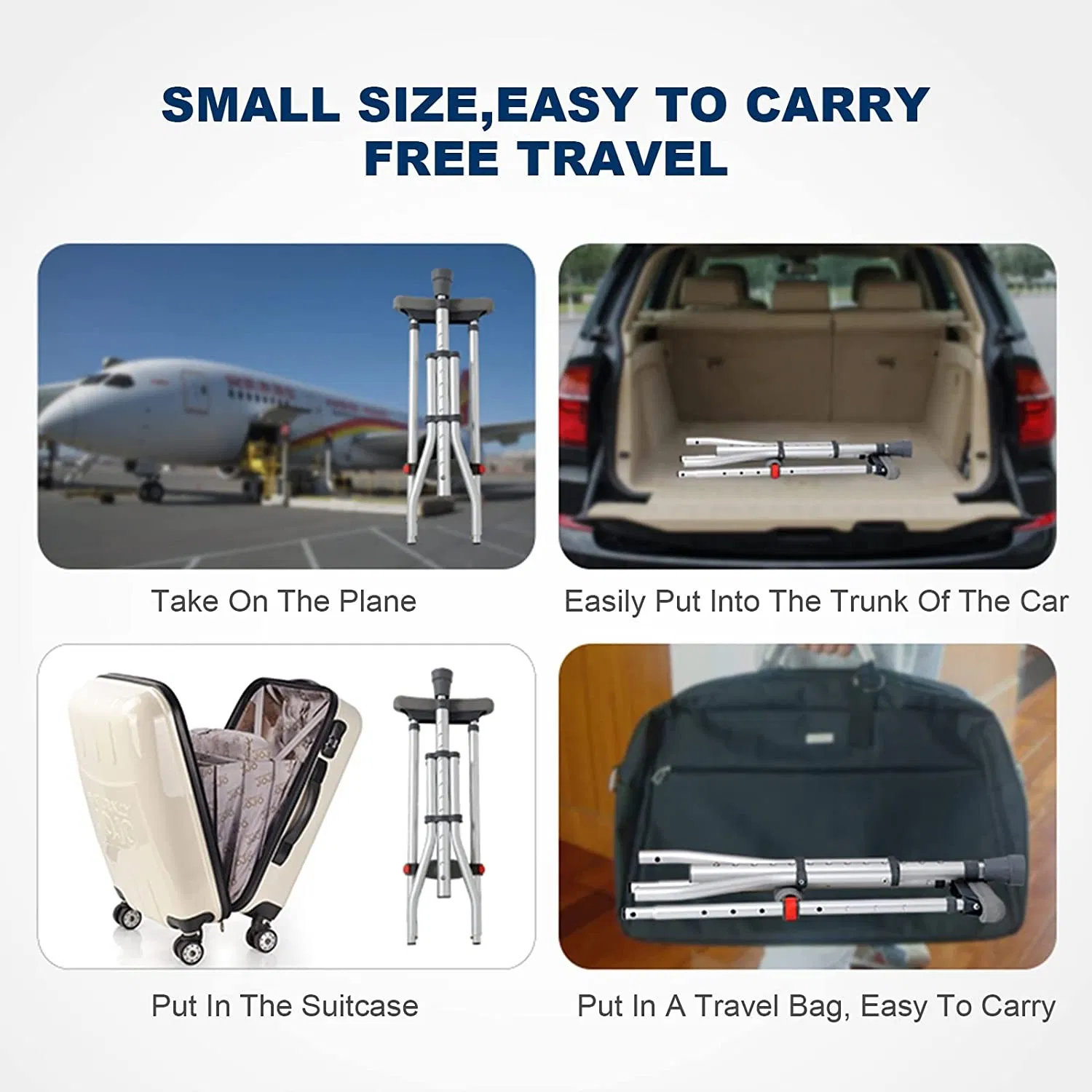 Aluminum Rollator with Seat and Wheels and Flip up Footrest