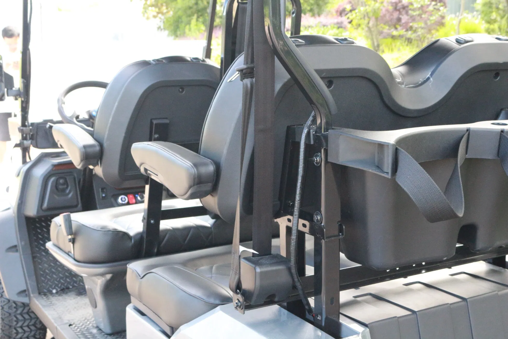 Buggy de Golf Eléctrico de Lujo 6-Seater Todo Terreno 72V Libre de Gasolina de Litio y Acero 48V Club Car de Turismo Certificado CE