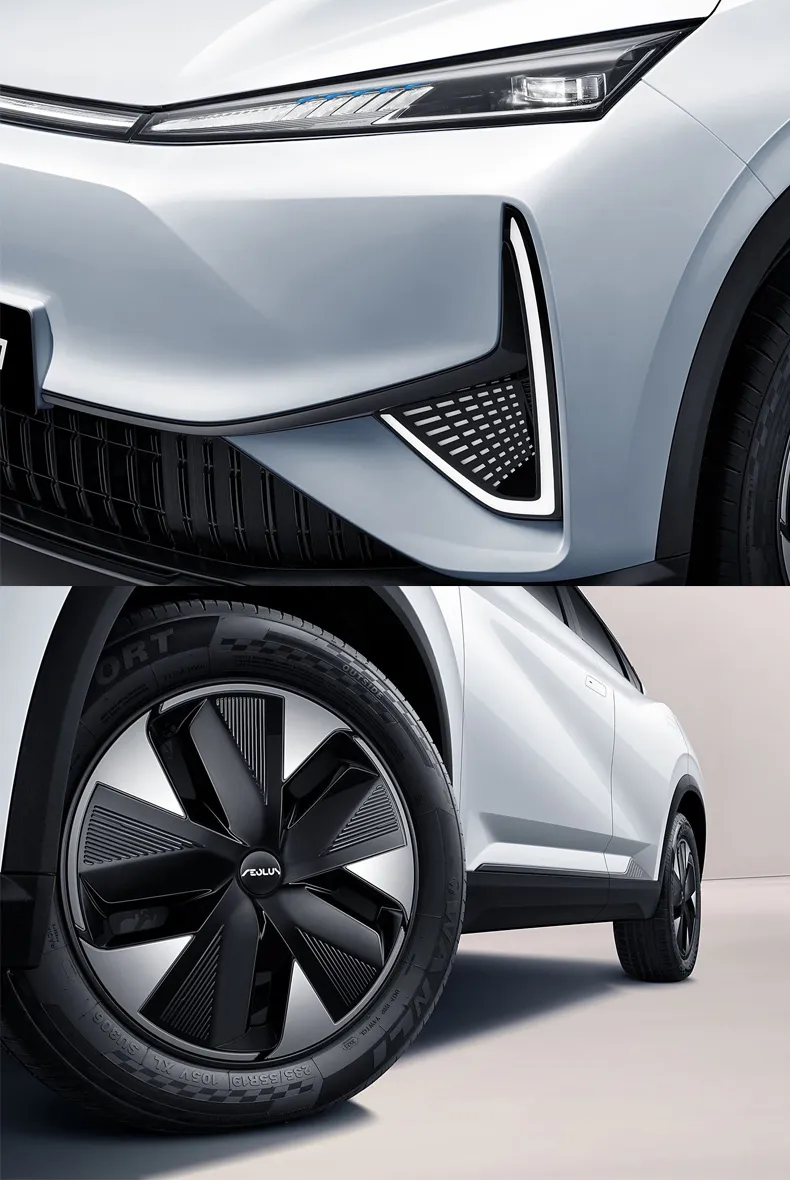 Coche Eléctrico Inteligente 2025 Aeolus L7 - Detalles del Volante y Tablero