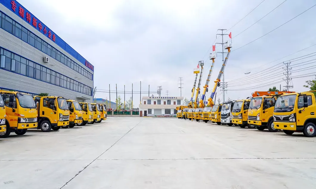 Vehículo de Trabajo Aéreo Elevador de Tijera Móvil 16m18m 20m Camión de Plataforma Plataforma Aérea