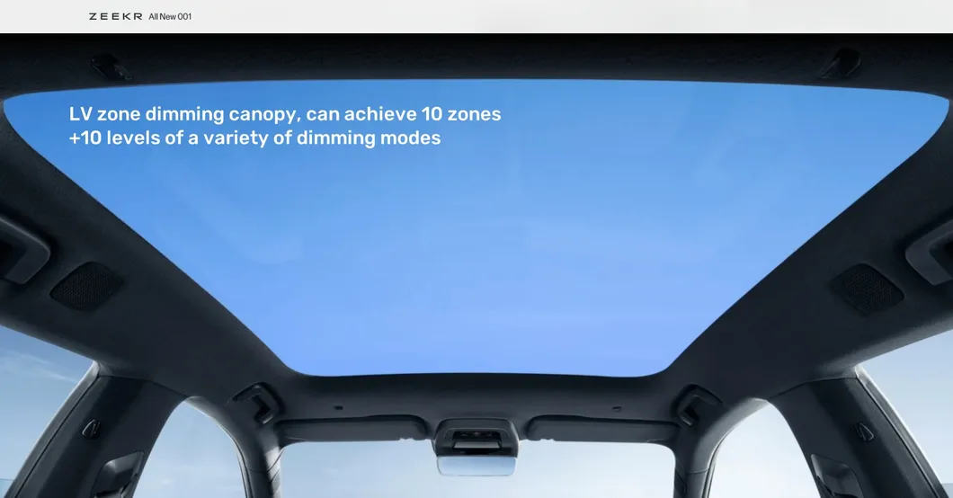 Zeekr 001 Control Preciso Volante a la Izquierda Usado Coche Eléctrico Autónomo EV