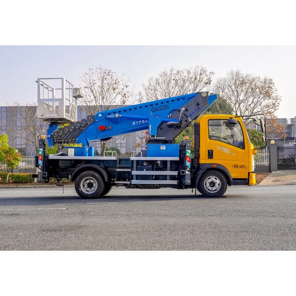 Vehículo de Trabajo Aéreo Elevador de Tijera Móvil 16m18m 20m Camión de Plataforma Plataforma Aérea