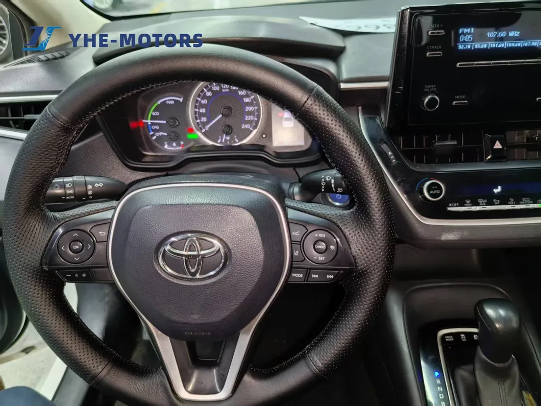 Vehículo familiar compacto eléctrico híbrido Toyota Corolla a precio de fábrica, venta caliente de coche eléctrico usado