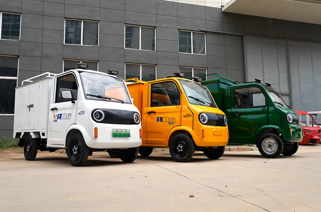 Mini camión eléctrico detalles