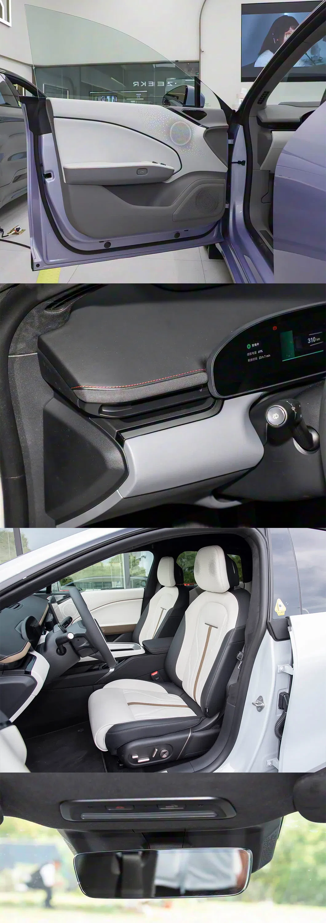 Sedán eléctrico de lujo Zeekr 007gt personalizable con amplio espacio