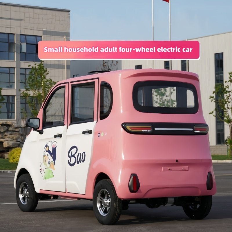 Scooter de movilidad de baja velocidad de alto rendimiento OEM/ODM con freno de disco inteligente, vehículo eléctrico de cuatro ruedas para taxi, recogida familiar y niños