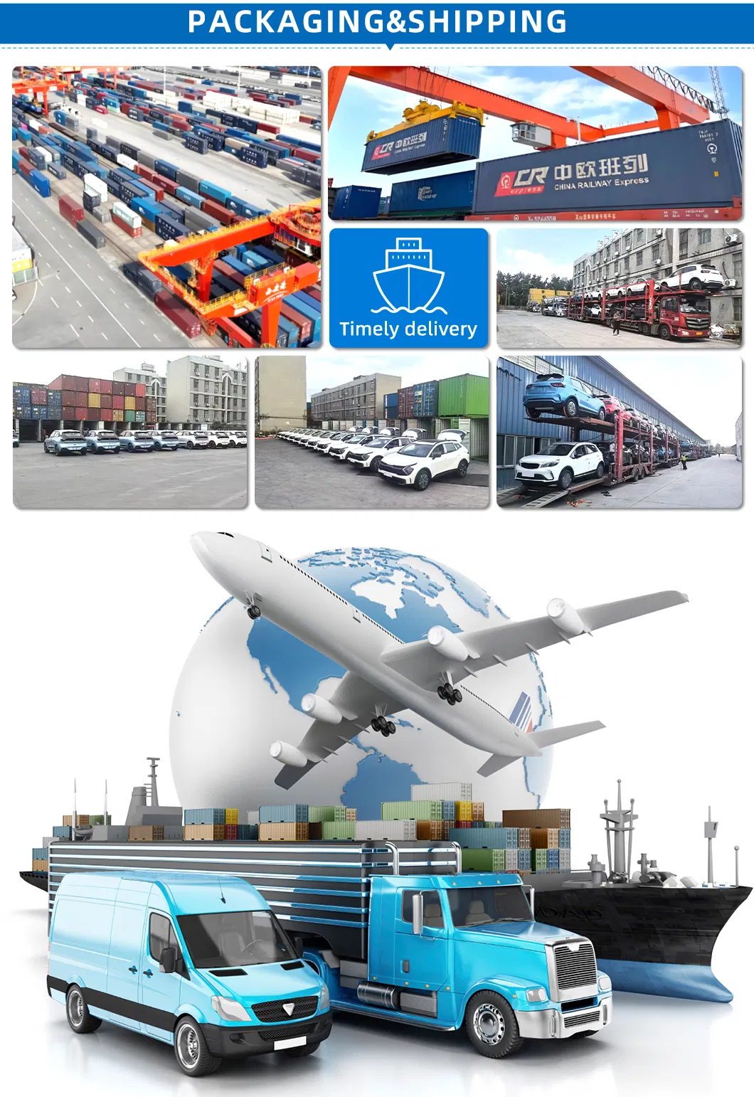 Proceso de embalaje y carga en contenedor para exportación