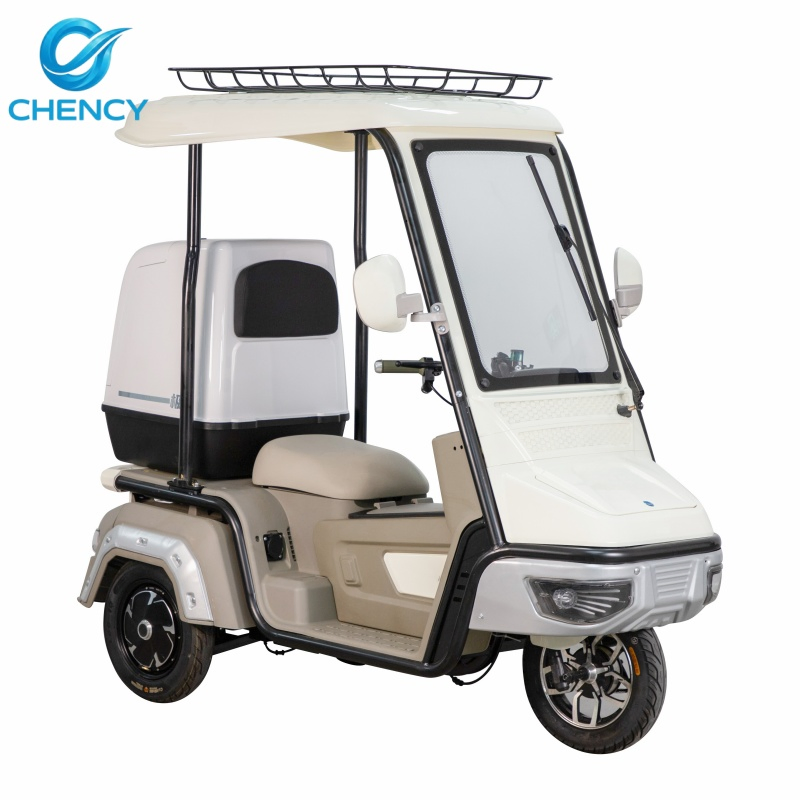 Versatile Electric Delivery Vehicle with Insulated Cargo Storage System