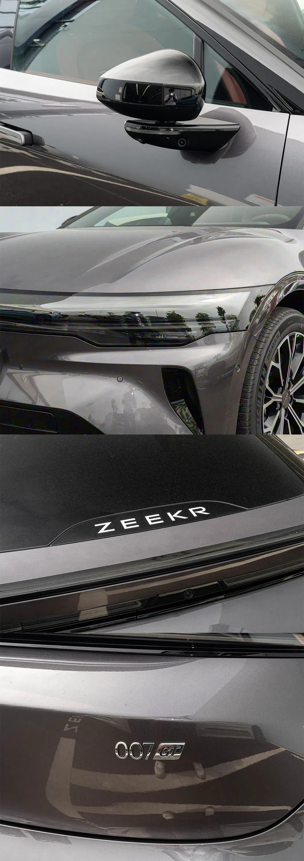 Sedán eléctrico Zeekr 007gt con conducción autónoma avanzada