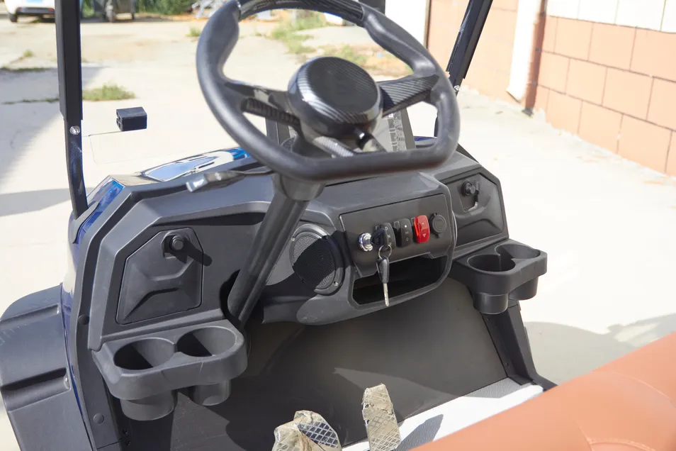 Detalles de chasis de carrito de golf