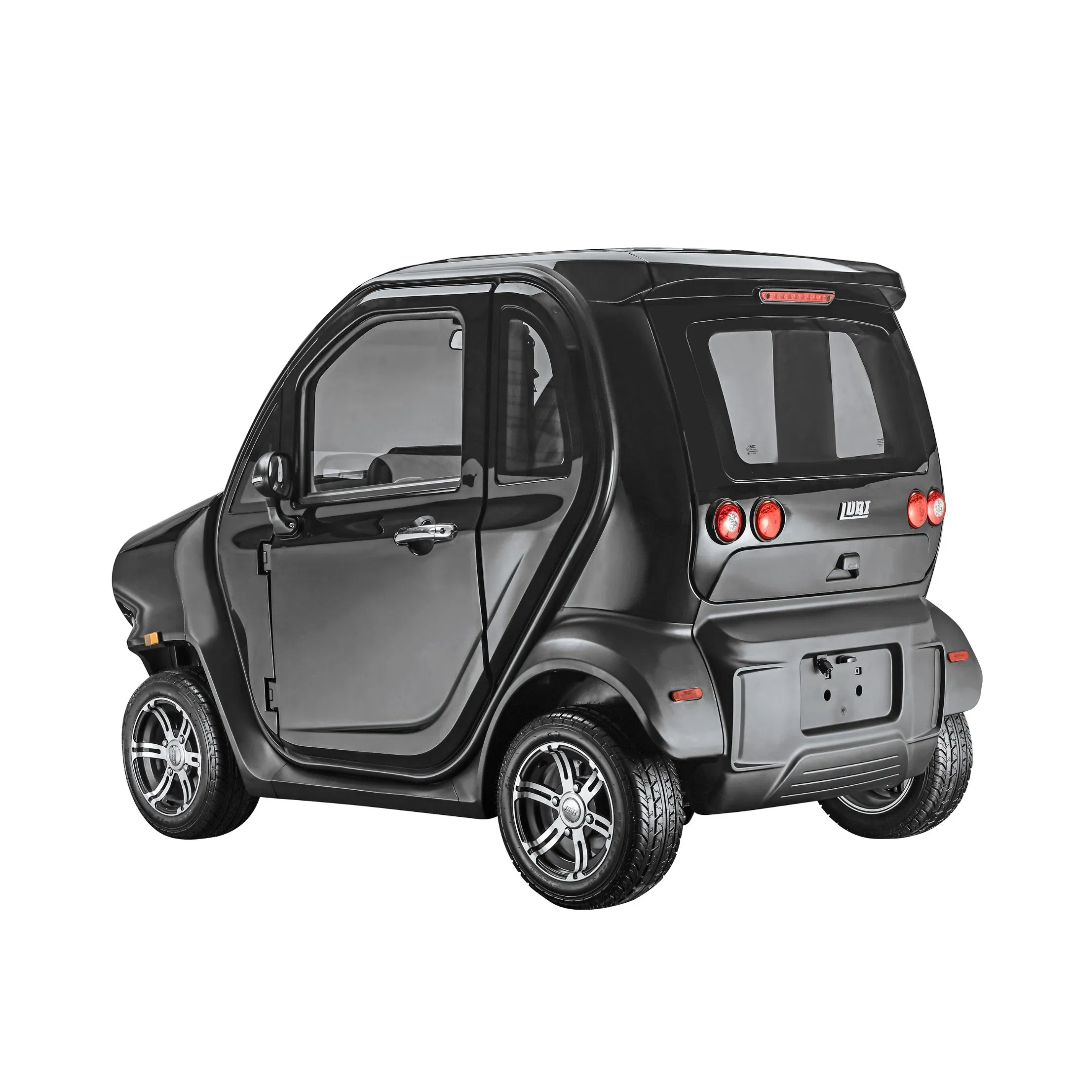 Venta Caliente Luqi Urbano 4 Rueda China EEC Coc 4000W Vehículos Eléctricos EV Coche Coche Eléctrico Mini para Adultos