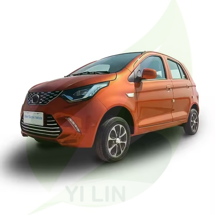 2025 Nuevo Modelo de Coche Eléctrico Solar a Mini EV Solar 4 Puertas 5 Asiento para Taxi Compartido en Línea de Solicitud de Coche