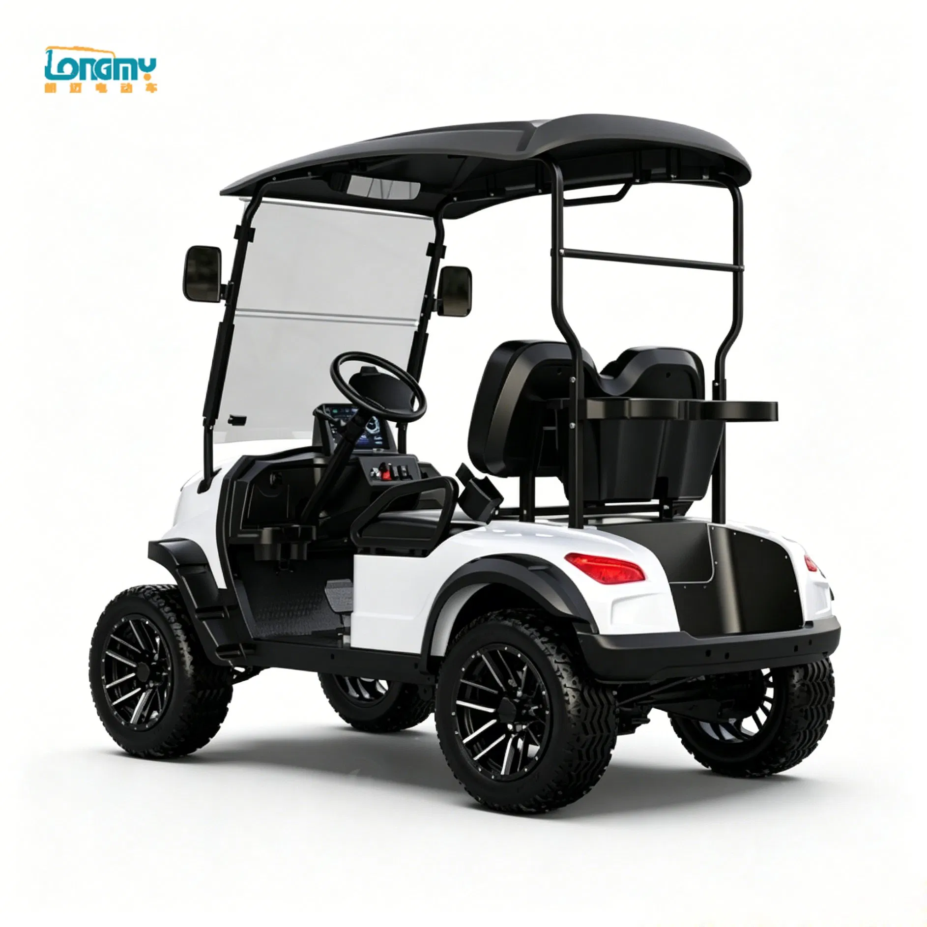 Vehículo de Golf Eléctrico de Caza con Batería de Litio 2 Asientos 2WD Nueva Energía