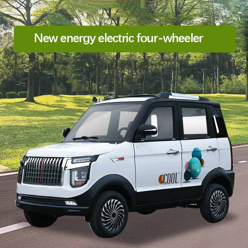 Buen Nuevo Energía Vehículo Eléctrico Scooter de Movilidad Enclosed Mini Coche Eléctrico 4 Asiento China 4 Rueda 4 Asiento Adulto Mini Eléctrico Nuevo Pequeño Coche para Venta de Taxi