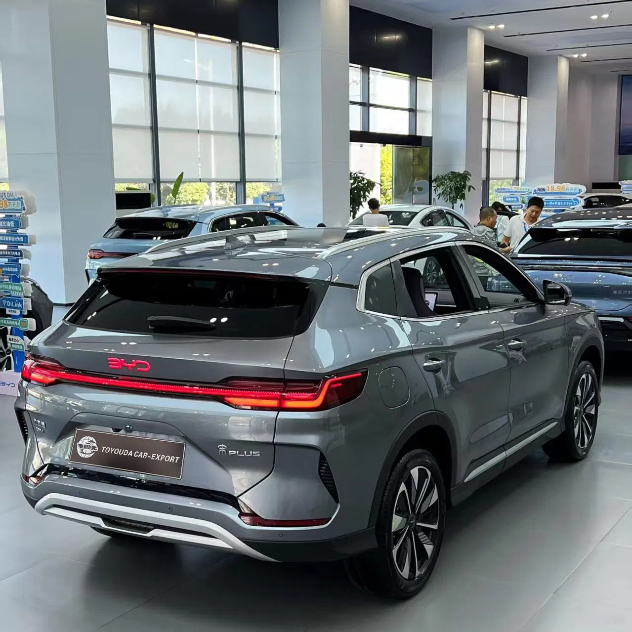2025 Vehículos Eléctricos Híbridos Usados Byd Song Plus Phev Con Conducción Inteligente Sedán Familiar Compacto Vehículo de Nueva Energía