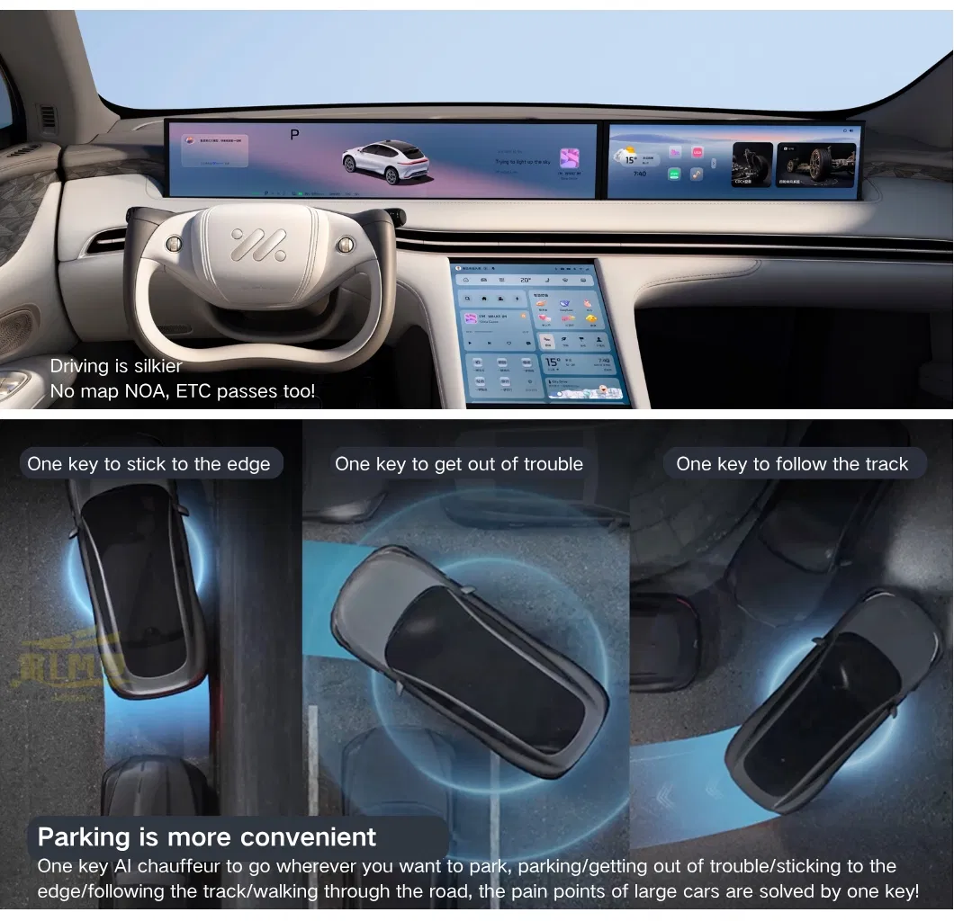 En el anuncio 3.0 SUV eléctrico puro chino de conducción inteligente vehículo automóvil