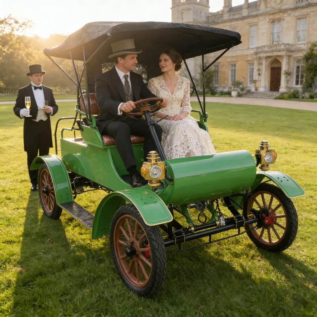Scooter de movilidad eléctrica Royal Retro de alta gama para recepción privada en banquetes para castillos