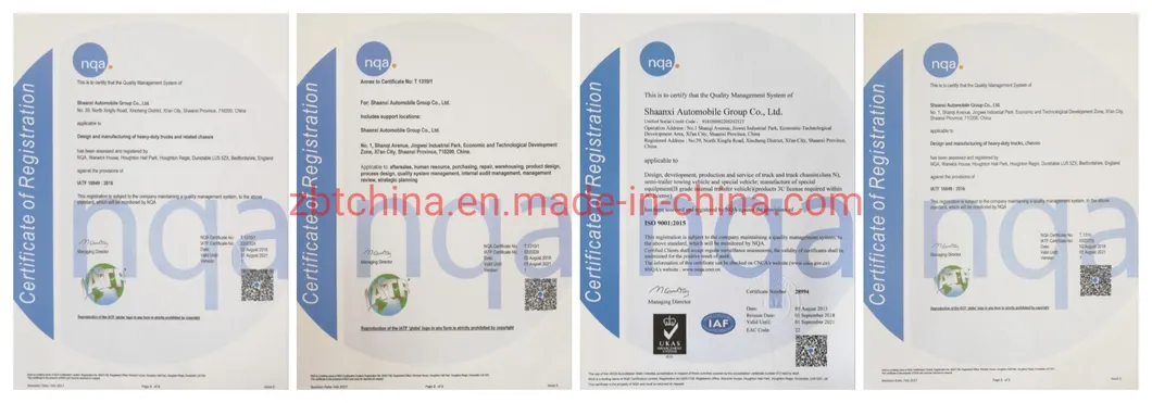 Certificaciones del Vehículo