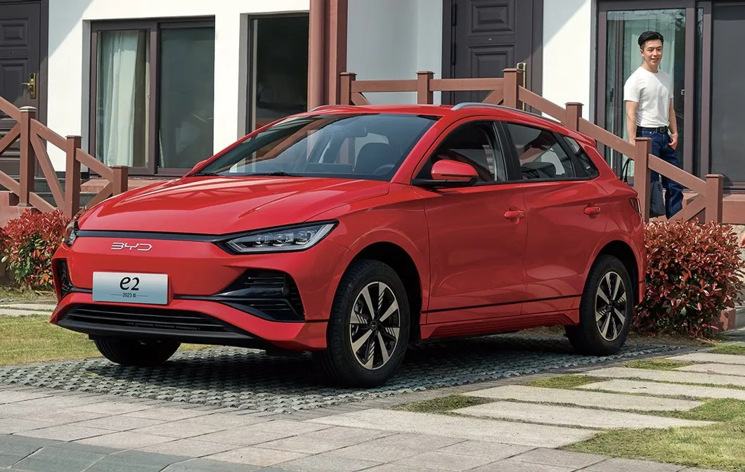 Byd E2 Coche eléctrico motor y estructura