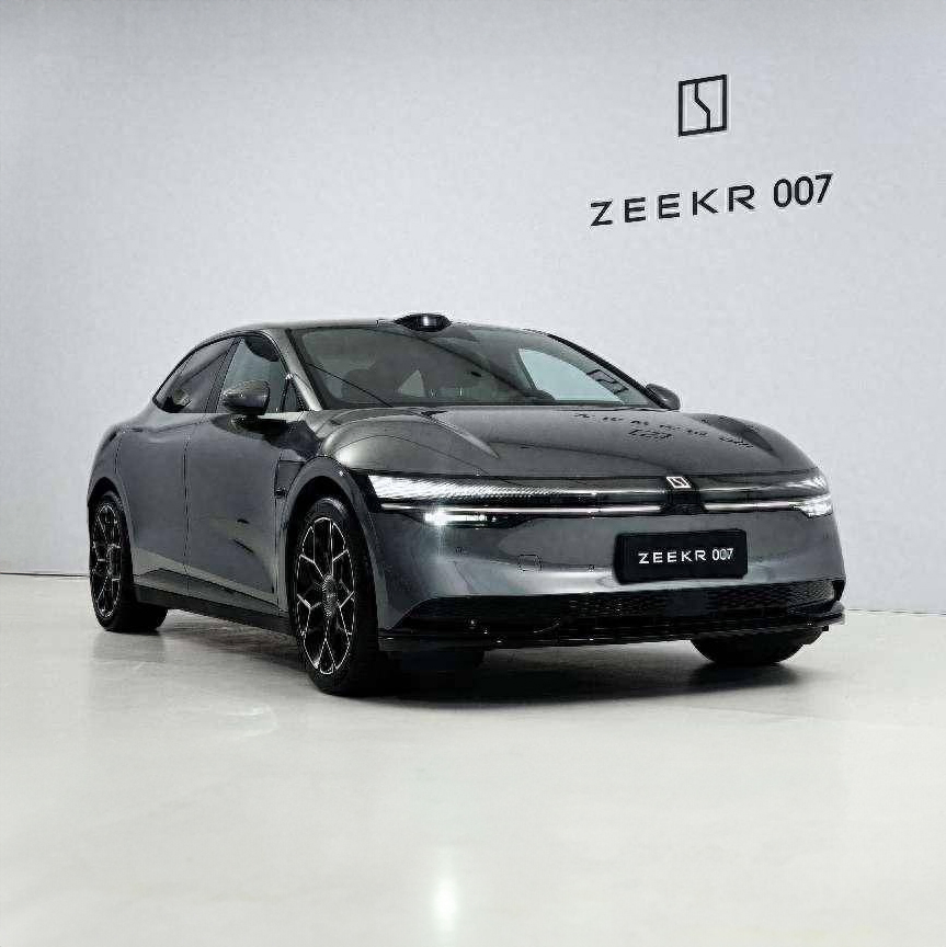 Sino Zeekr 007 Vehículo de Segunda Mano y Acciones Proveedores de China 4-Door 5-Seater Sedán EV Coche Vehículo Versión de Tracción en las Cuatro Ruedas 75kwh Vehículos de Pasajeros