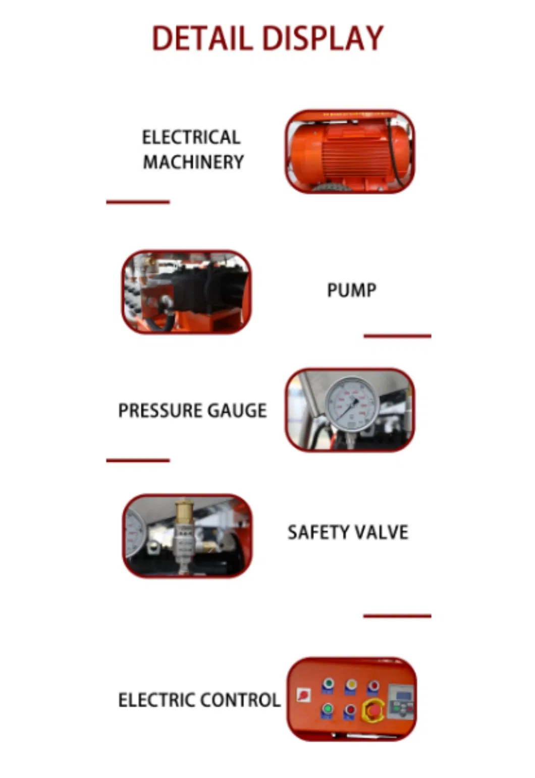 Máquina de limpieza industrial con motor eléctrico