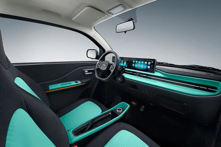 BAW Mini Coche Premium EV-4-Seater Vehículo Eléctrico de Ciudad