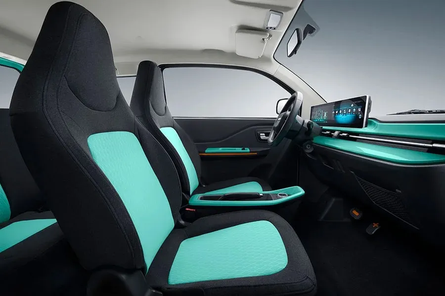 BAW Mini Coche Premium EV-4-Seater Vehículo Eléctrico de Ciudad
