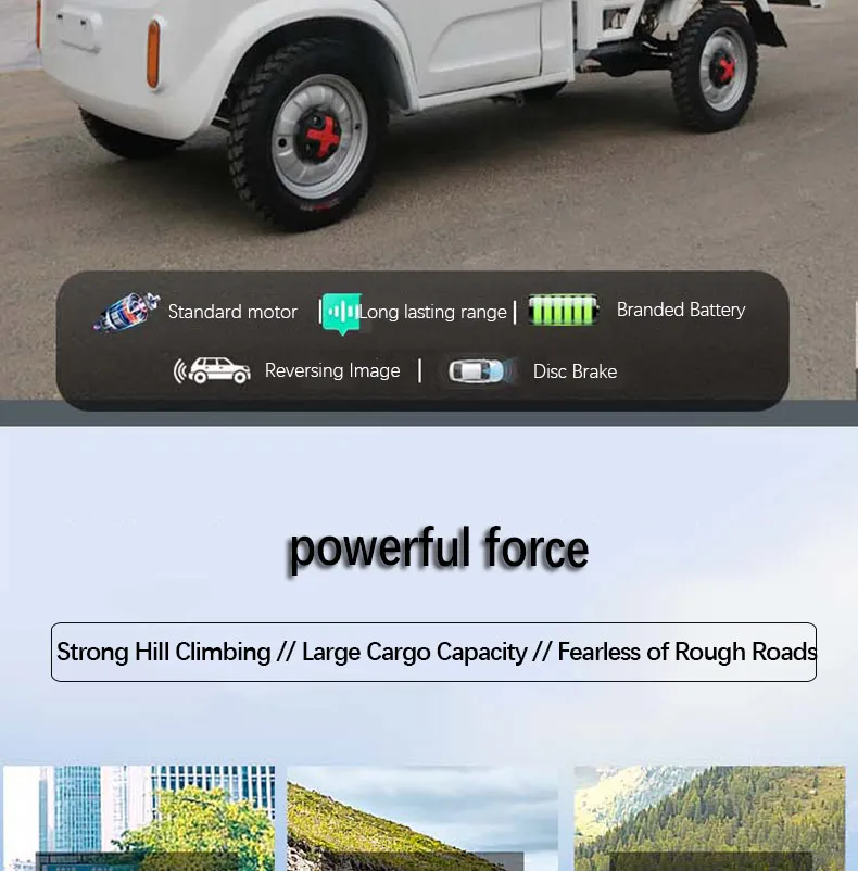 Furgoneta eléctrica de carga