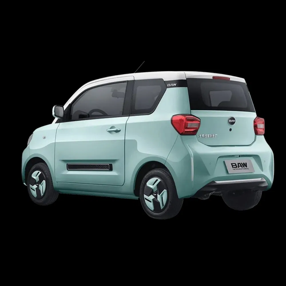 BAW Mini Coche Premium EV-4-Seater Vehículo Eléctrico de Ciudad