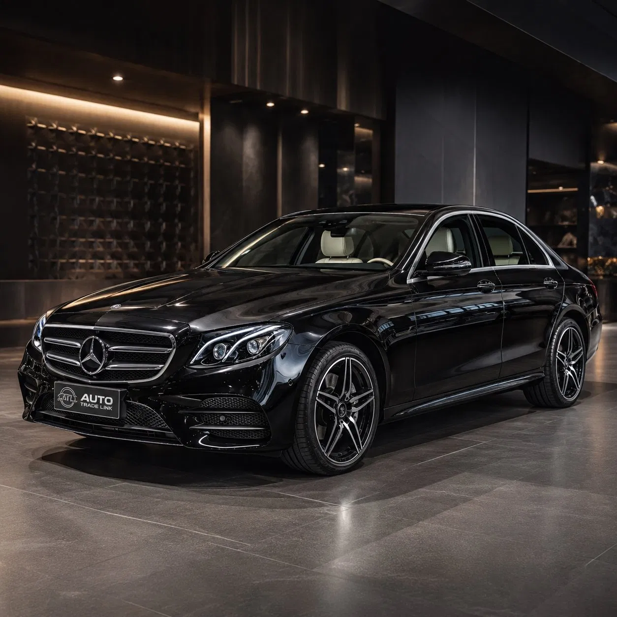 Mercedes Benz E-Class usado 2018 Negro Polar E300 Edición Deportiva Coche de Exportación Sedán