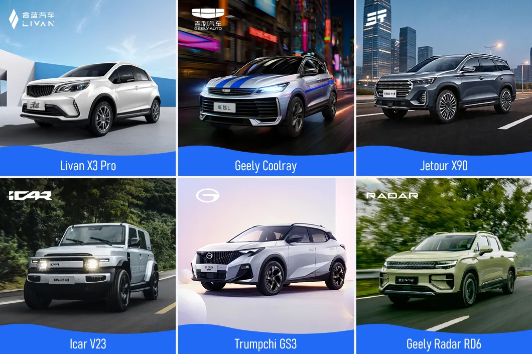 Chery Icar V23 Vehículo Eléctrico de Nueva Energía SUV Compacto EV Auto Car