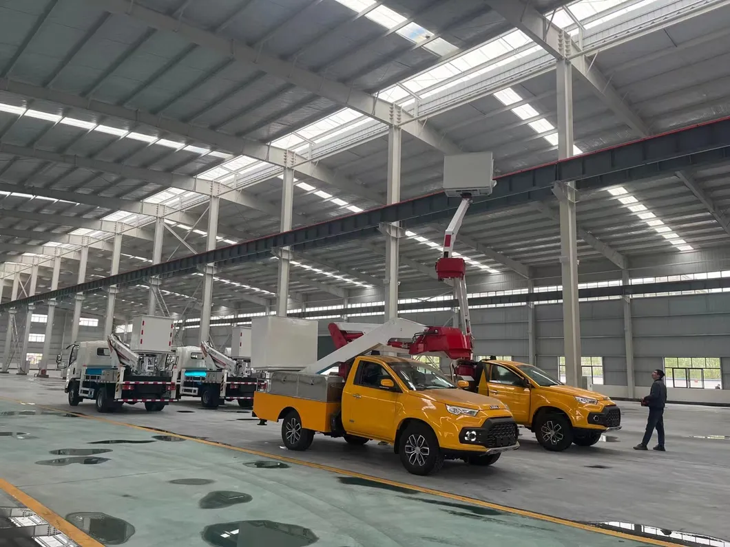 13.5m Plataforma de trabajo aéreo montada en camión Jmc Live