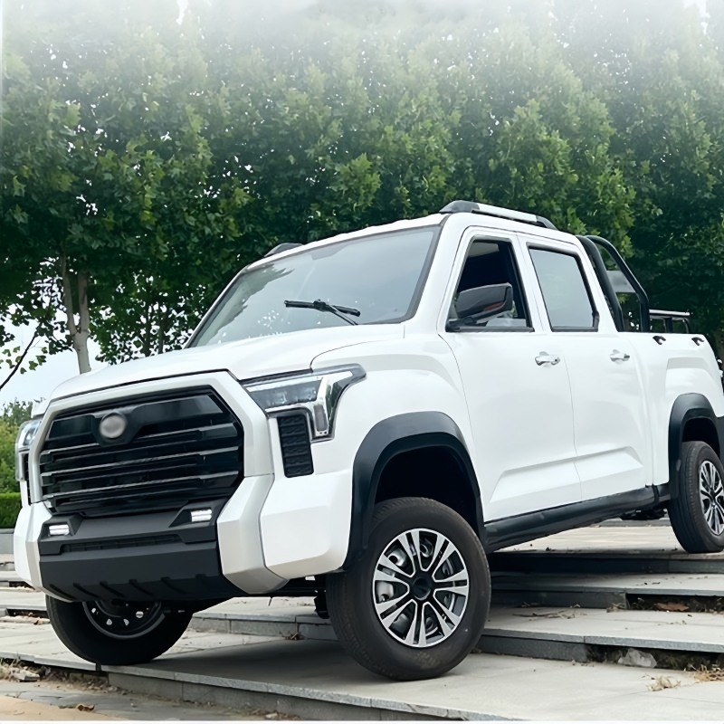 Vehículo Eléctrico de Lujo SUV de Cuatro Ruedas 3000W 4000W 5000W 6000W Mini Camión Eléctrico 4X4 Pickup con Caja de Carga Abierta Vehículo de Nueva Energía