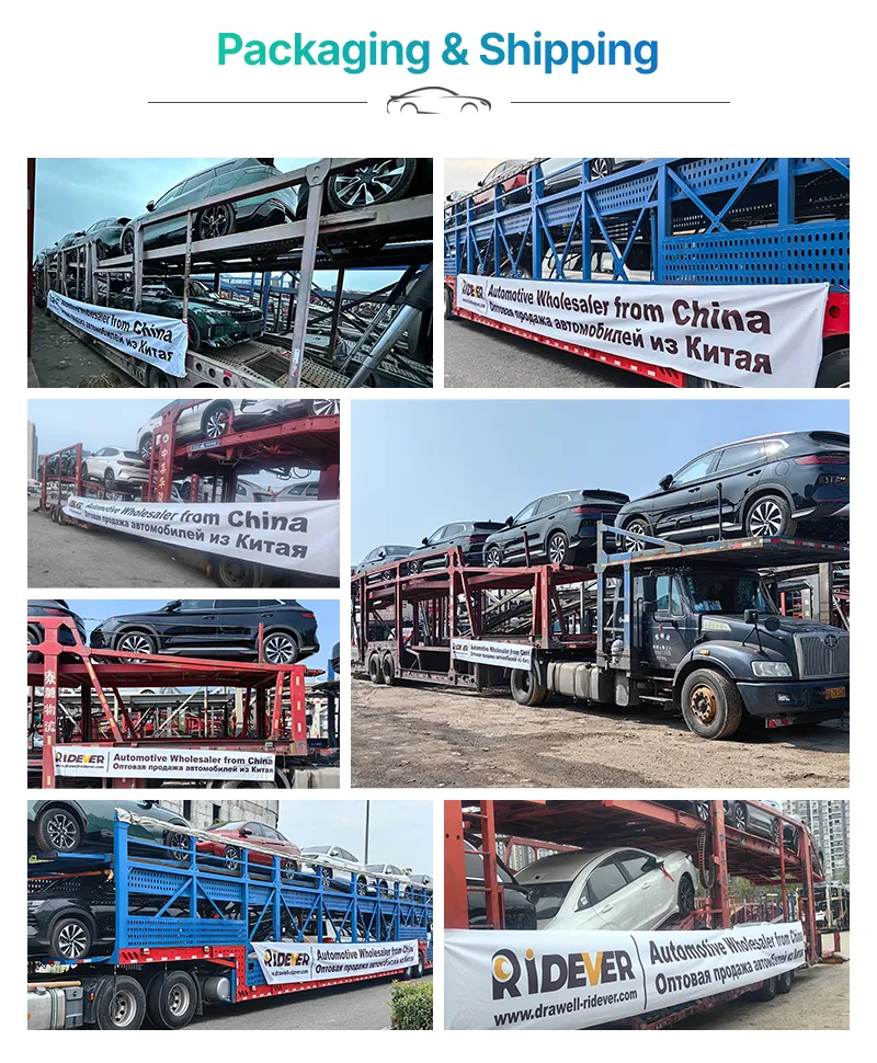 Embalaje de vehículos para exportación