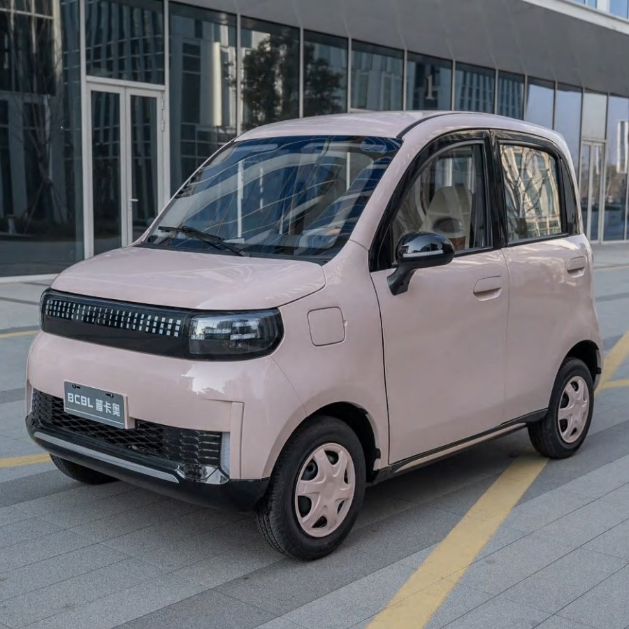 Coche Eléctrico Mini Asequible Nuevo Vehículo Automotor para Desplazamientos Urbanos Ecológicos con 5 Puertas