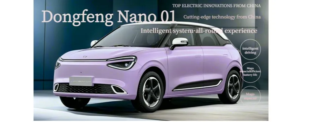 Vehículo Eléctrico Inteligente Más Vendido: Dongfeng Nano 01 Coche Eléctrico para el Transporte Urbano