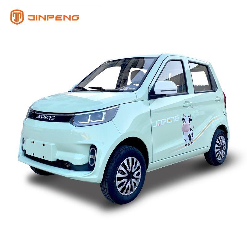 Coche eléctrico mini Jinpeng con EEC, vehículos pequeños al por mayor, precio barato, vehículo de nueva energía de baja velocidad, coche de cuatro ruedas adecuado para el mercado europeo