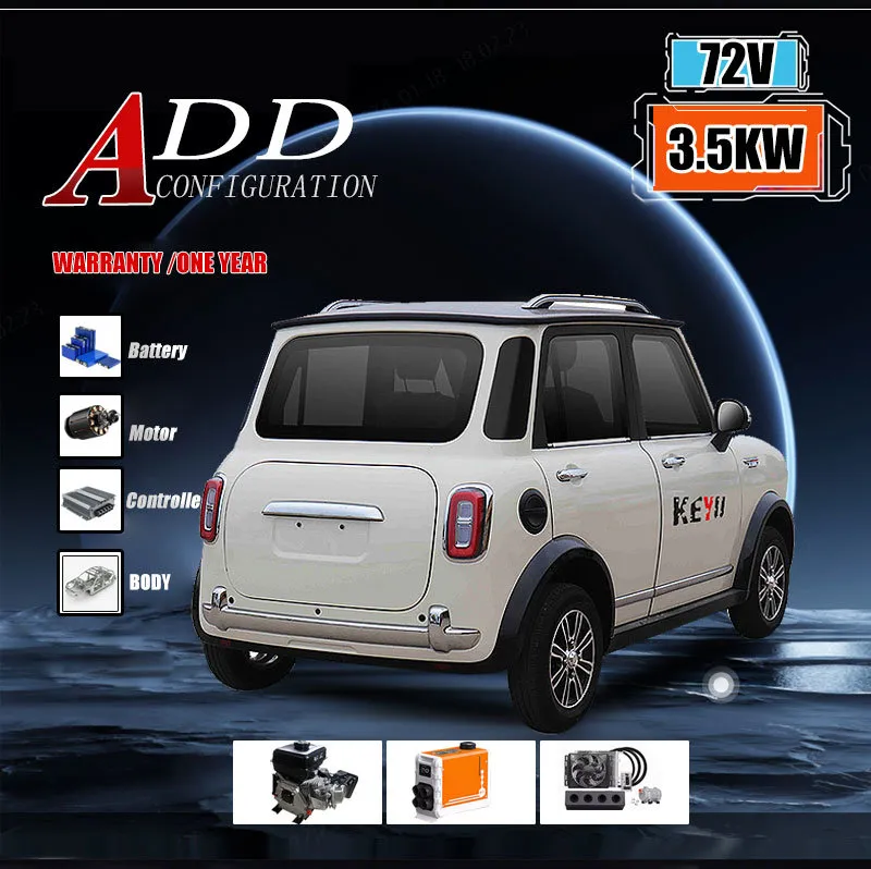 Mini Coche Eléctrico Vista Lateral