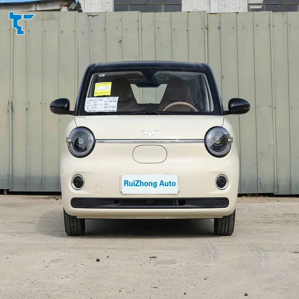 Coche Nuevo Marca Wuling Hongguang Mini EV 4 Rueda Micro Auto Mini Vehículo Eléctrico Bonito Mini Hatchback