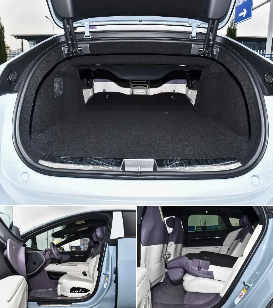 Detalles interiores premium Avatr 12