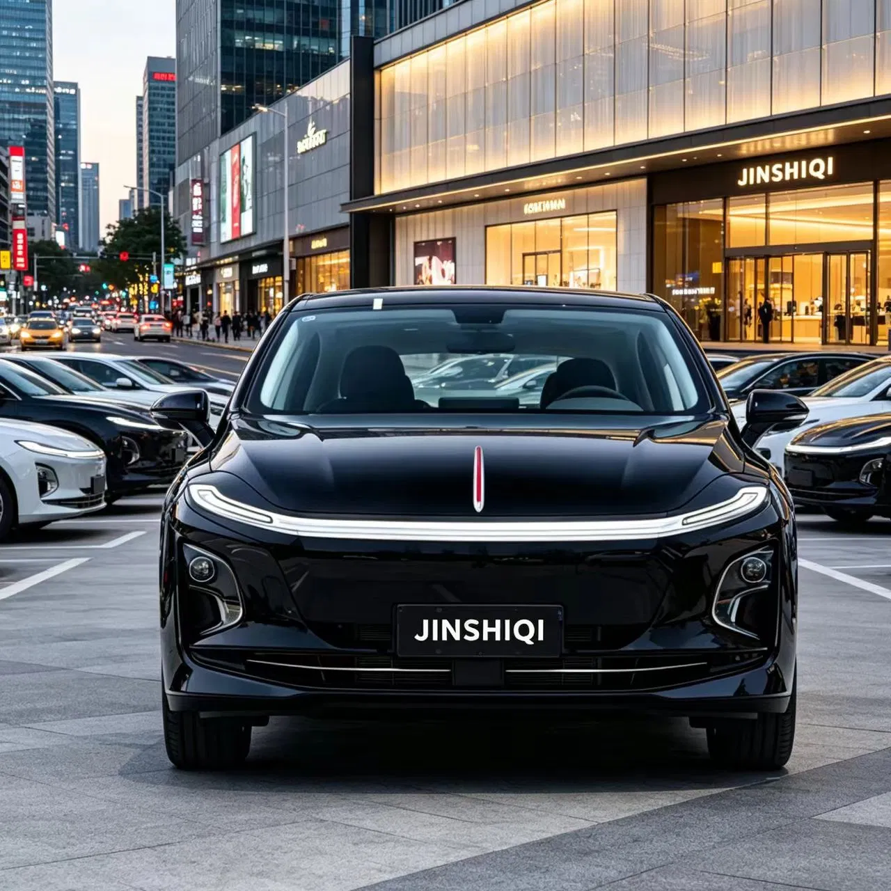 1 Año Salió Hongqi Con Tai Ner Batería Vehículo Coche Eléctrico