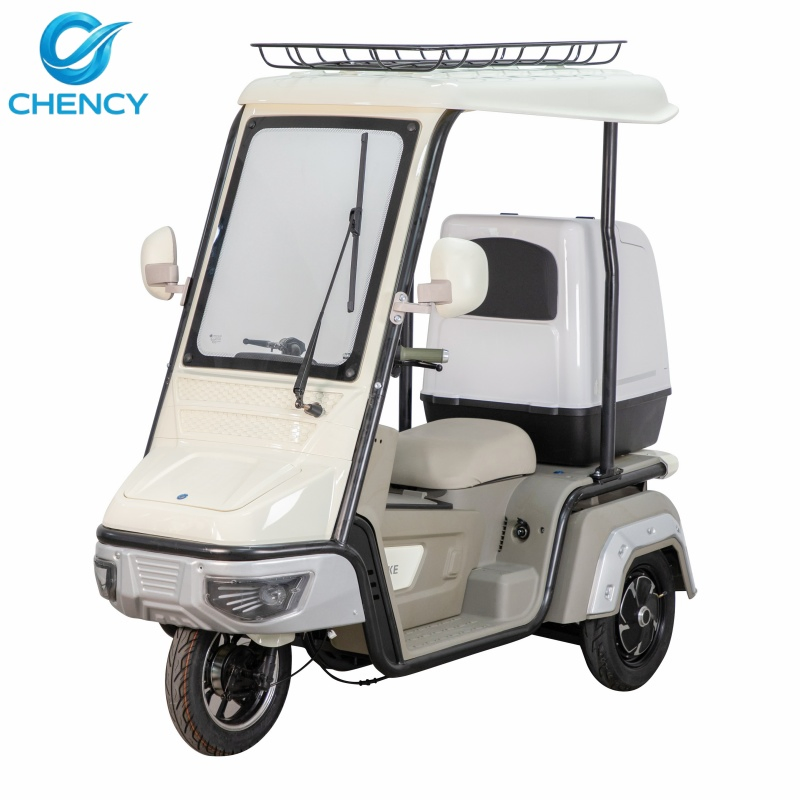 Versatile Electric Delivery Vehicle with Insulated Cargo Storage System