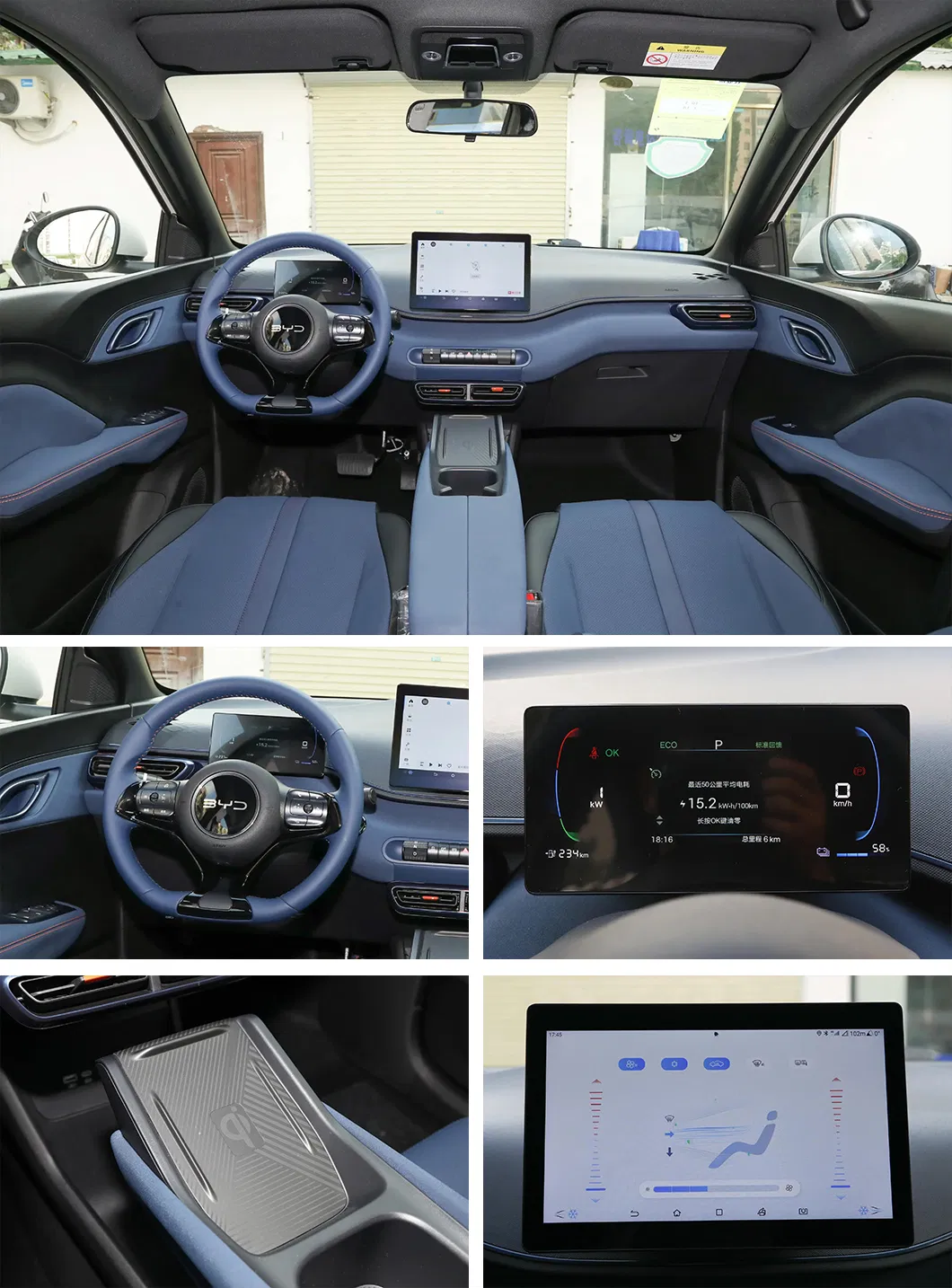Diseño Interior BYD Seagull