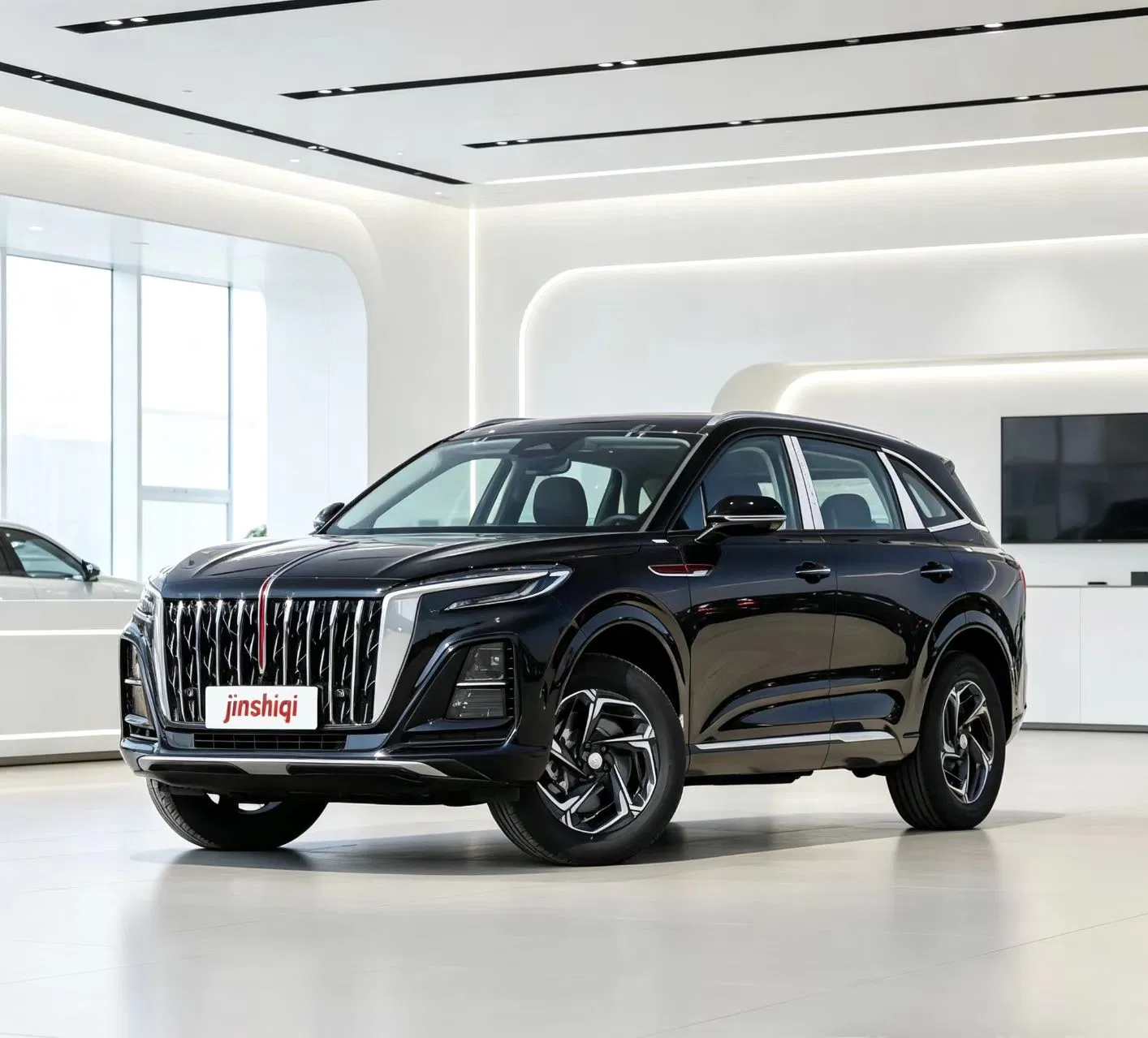Nuevo Contenedor Electromagnético Hong Qi Coche Eléctrico de Baja Velocidad