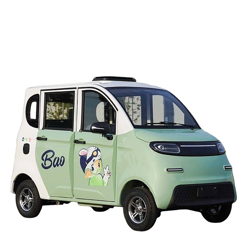 Scooter de movilidad de baja velocidad de alto rendimiento OEM/ODM con freno de disco inteligente, vehículo eléctrico de cuatro ruedas para taxi, recogida familiar y niños