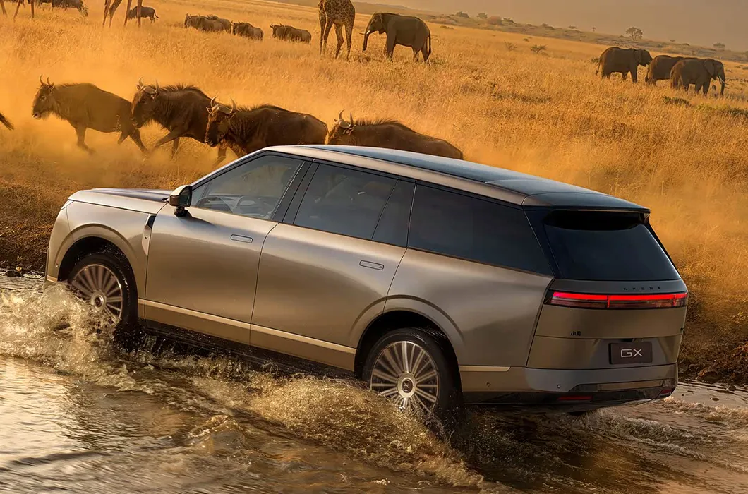 SUV de lujo familiar eléctrico de tamaño completo Xpeng Gx con doble motor y tracción en las cuatro ruedas 6-Seat